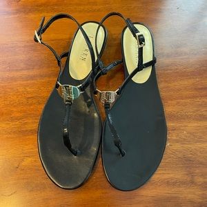 Ralph Lauren Nareen 2 T-Strap Sandals